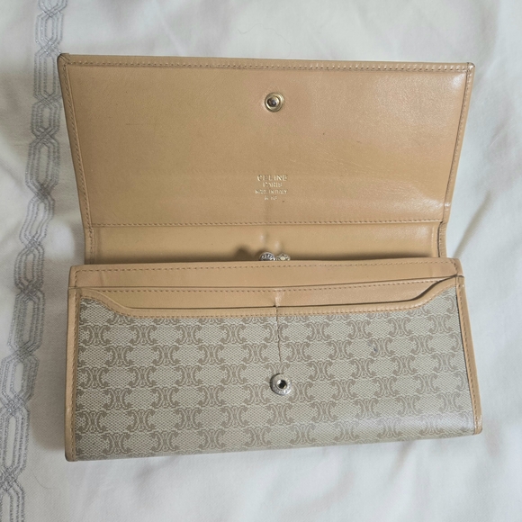 Celine Tan Monogram Wallet - Picture 2 of 10